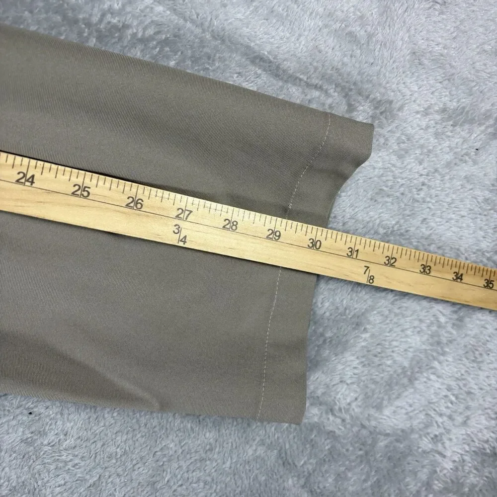 Lululemon ABC Chino Pants Mens‎ 32 Beige Polyester Stretch Slim Fit